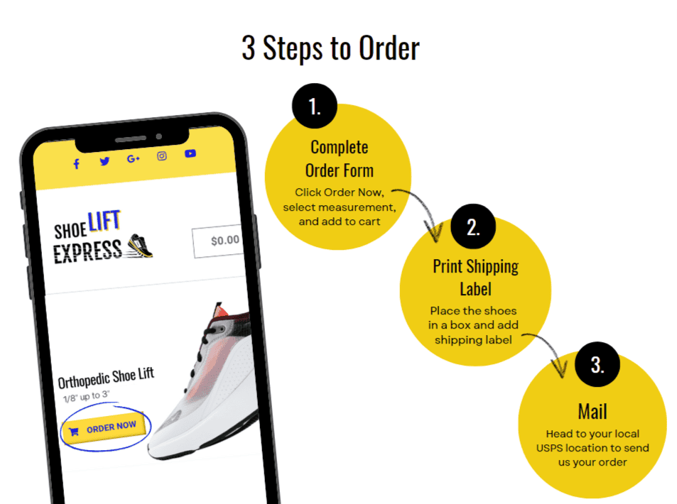 Orthopedic Shoe Lifts for Uneven Legs Heel Lifts for Leg Length